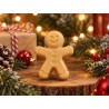 Zestaw 5 mydełek Pierniczki z bilecikiem świątecznym – ręcznie robione Darmowa personalizacja