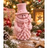 Świąteczne mydełko Bałwanek z choinką duży 3D Personalizowane