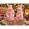 Świąteczne mydełko Bałwanek z choinką duży 3D Personalizowane