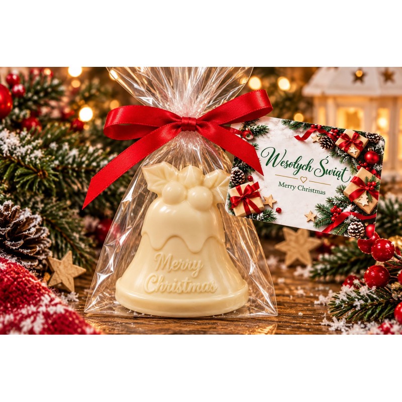 mydło glicerynowe dzwonek Merry Christmas,