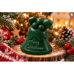 Świąteczne mydło Dzwonek Merry Christmas duży 3D Personalizowane
