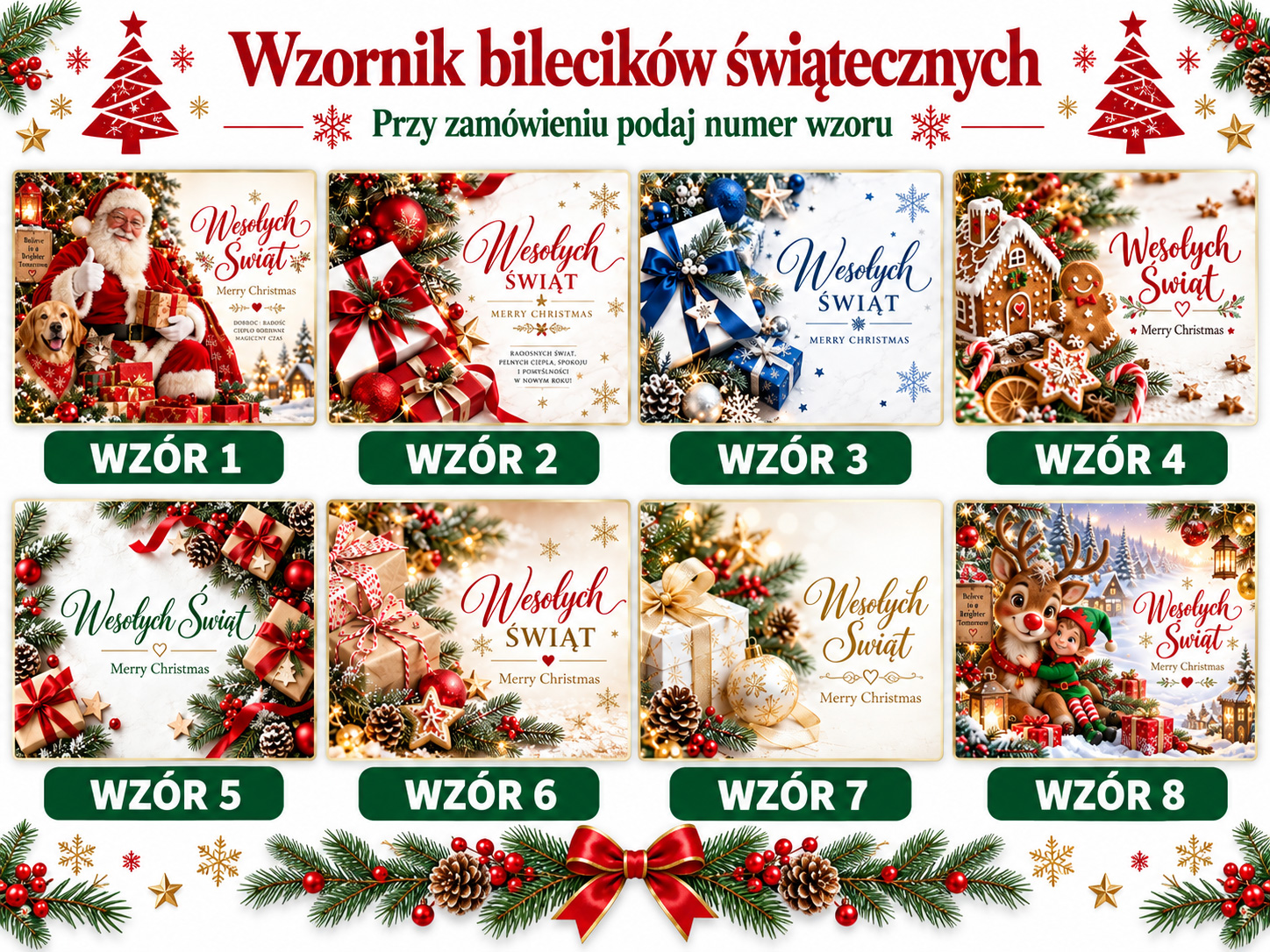 Darmowa personalizacja wzory bilecików mydełek glicerynowych